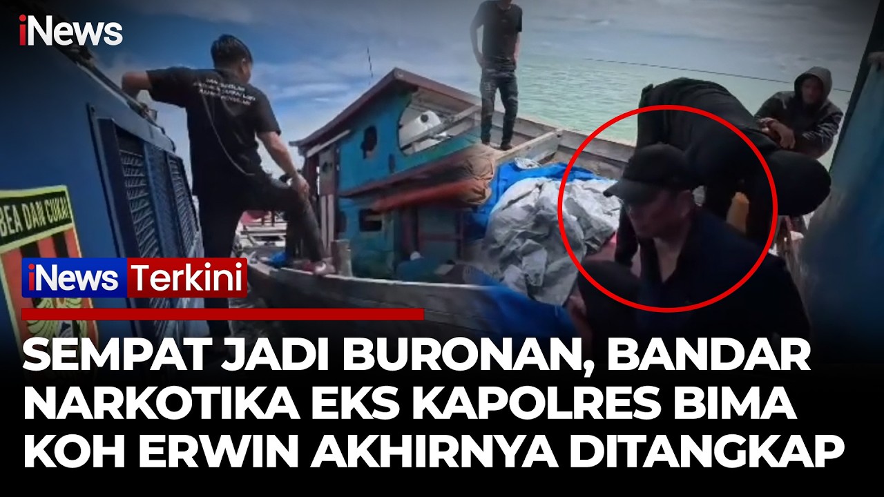 Detik-detik Penangkapan Bandar Pemasok Narkoba Eks Kapolres Bima, Koh Erwin | iNews Terkini