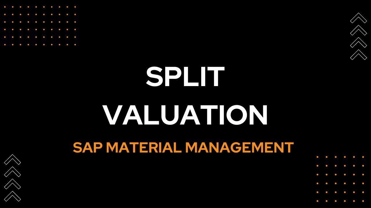 Split Valuation configuration in SAP MM | SAP MM Course