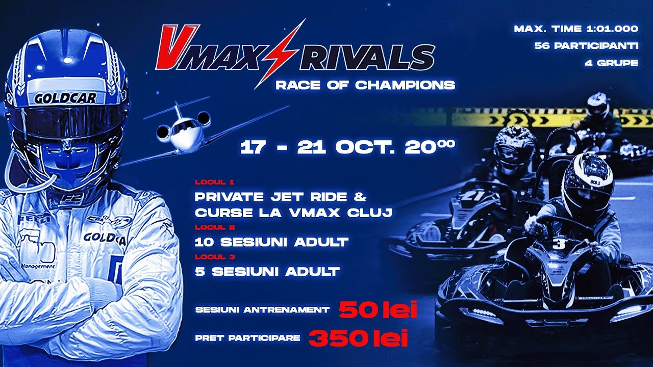 VMax Karting Romexpo - VMax RIVALS (Oct 2022) - FINAL - Qualifying + Grand Prix (P2 / P1)