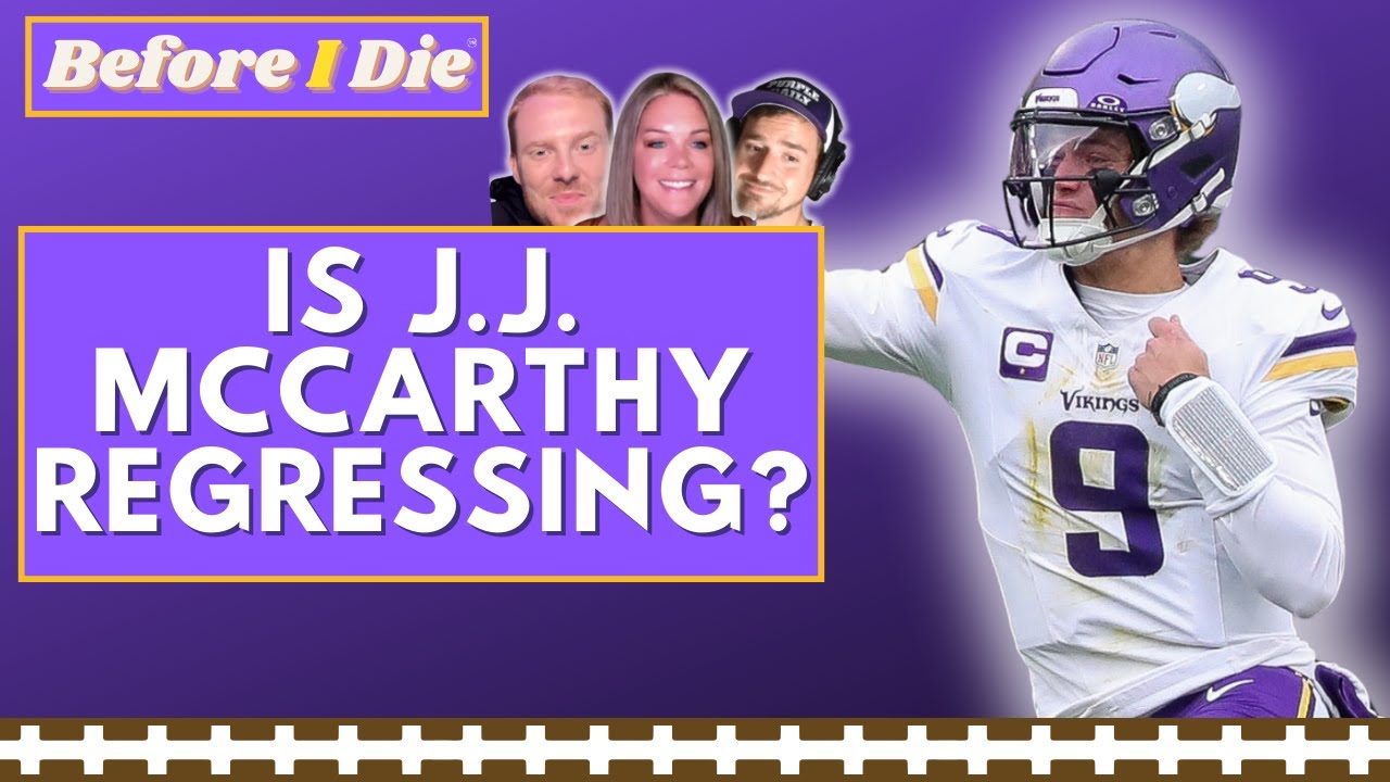 JJ McCarthy is REGRESSING