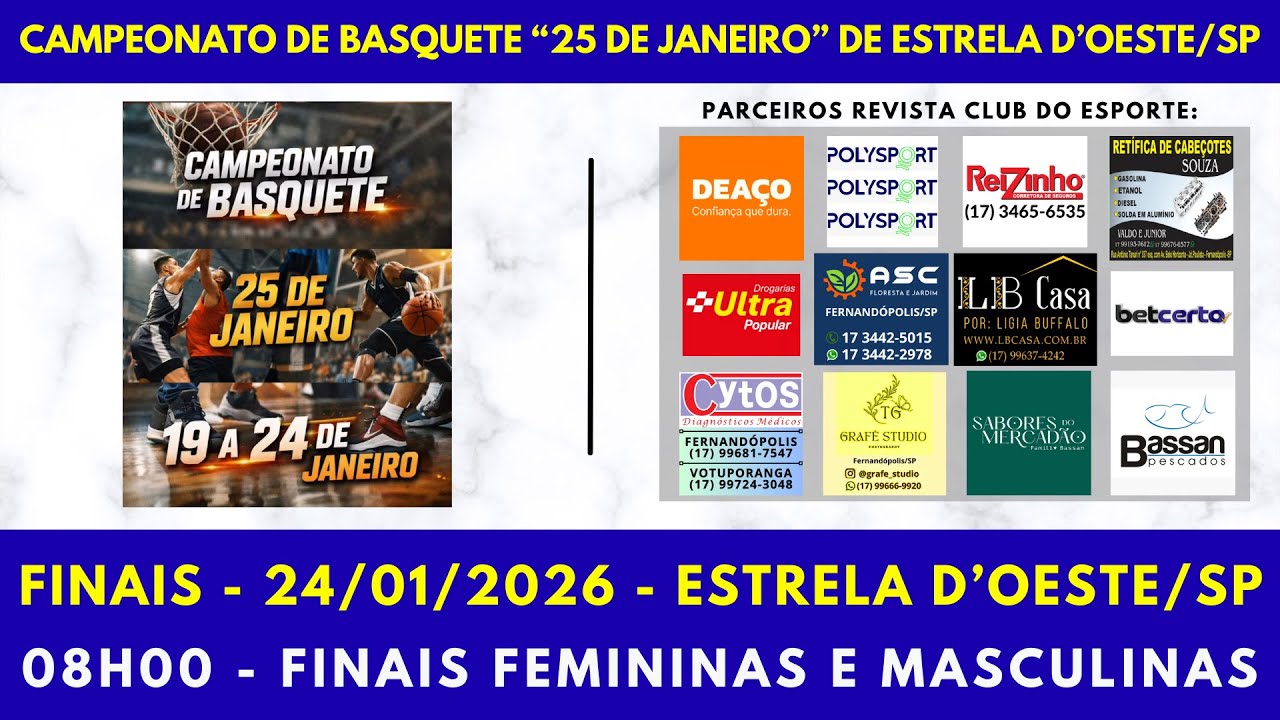 FINAIS CAMPEONATO DE BASQUETE 