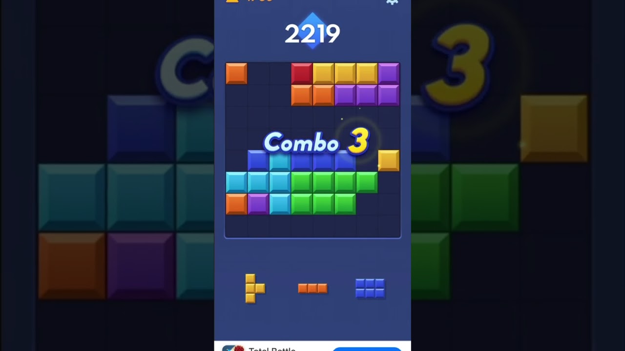 Playing blox blast for the first time 
