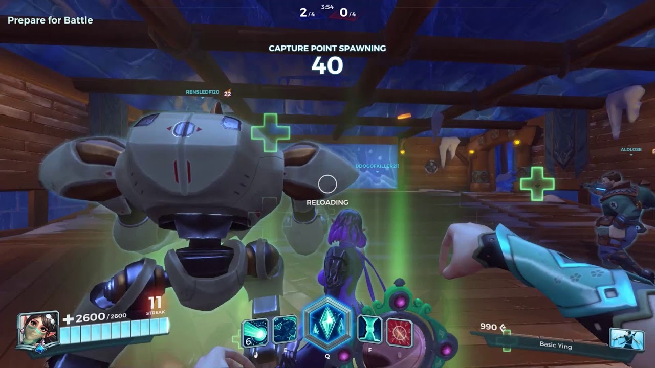 Paladins beta gameplay, November 2016 (very old)