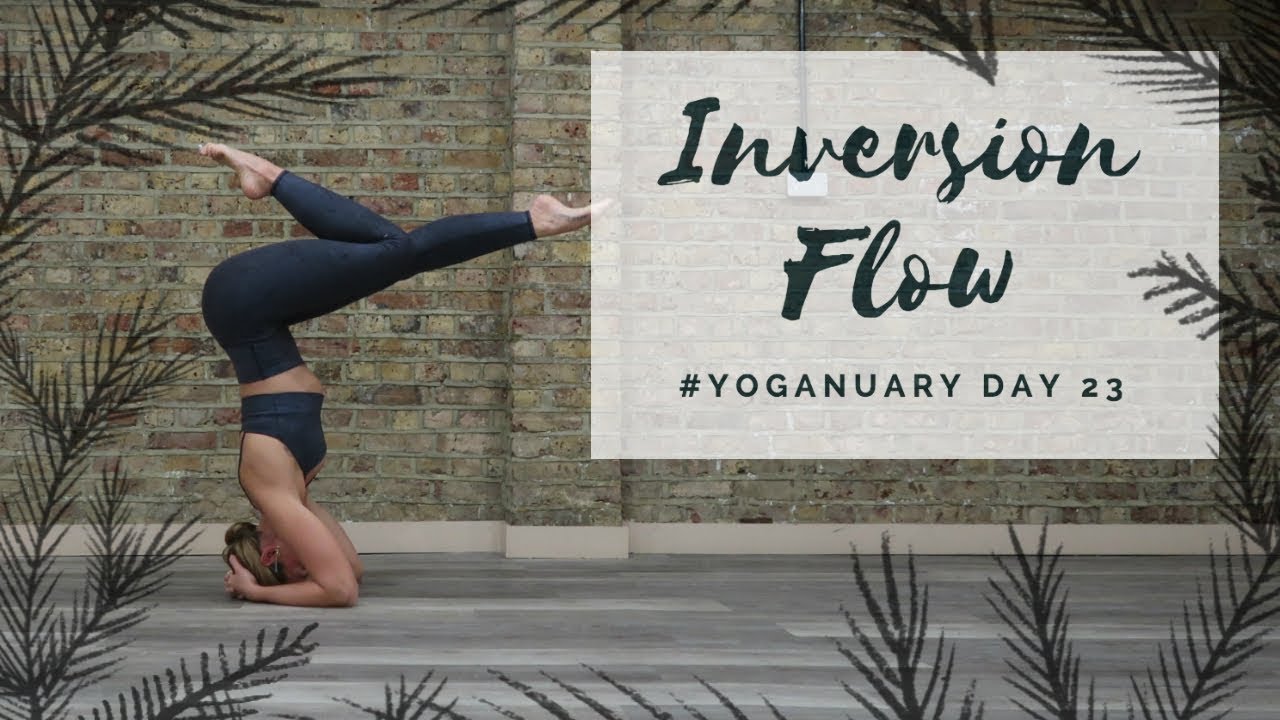 DAY 23: INVERSION YOGA FLOW | Yoganuary Yoga Challenge | CAT MEFFAN