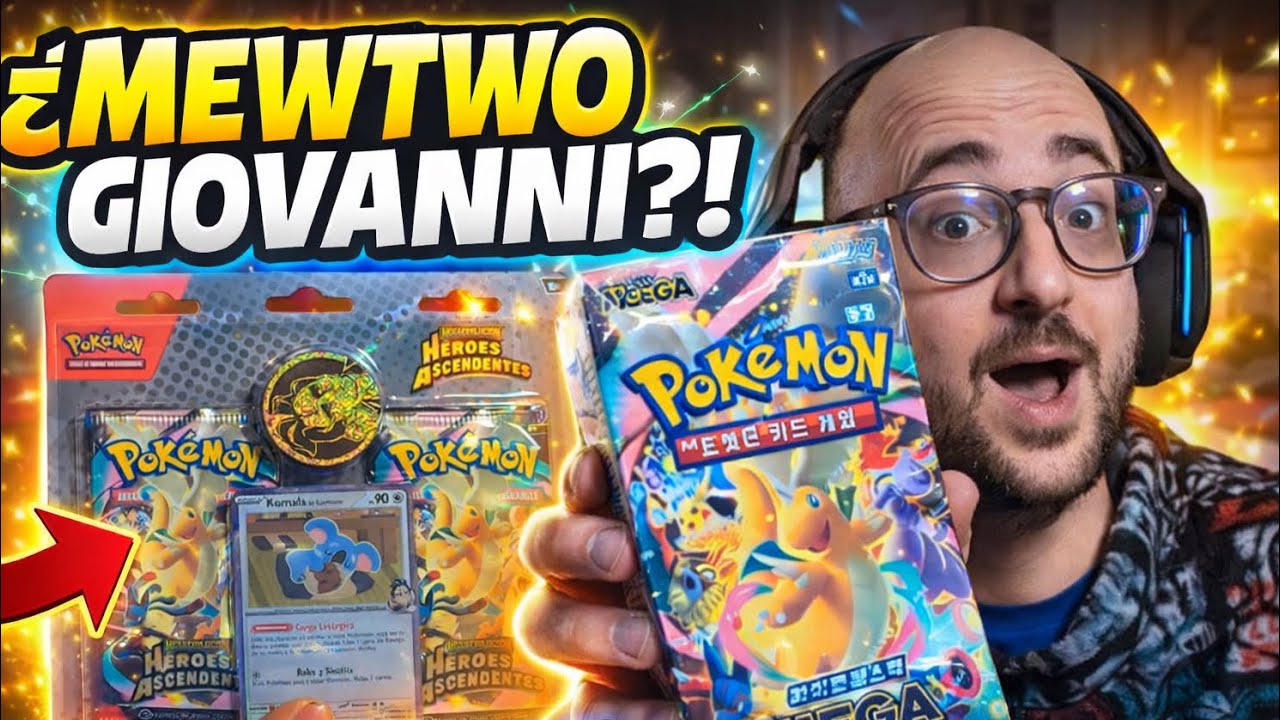 ¡ABRO HÉROES ASCENDENTES + MEGADREAM EX COREANA y SALE MEWTWO DE GIOVANNI 😱🔥!