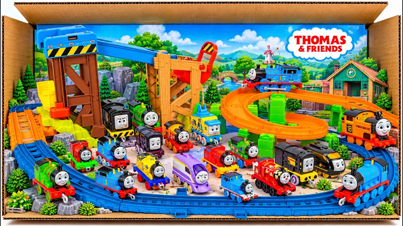 Thomas & Friends Track Toys Unboxing | Thomas Spiral Elevated Train Track | Thomas Toys Collection!
