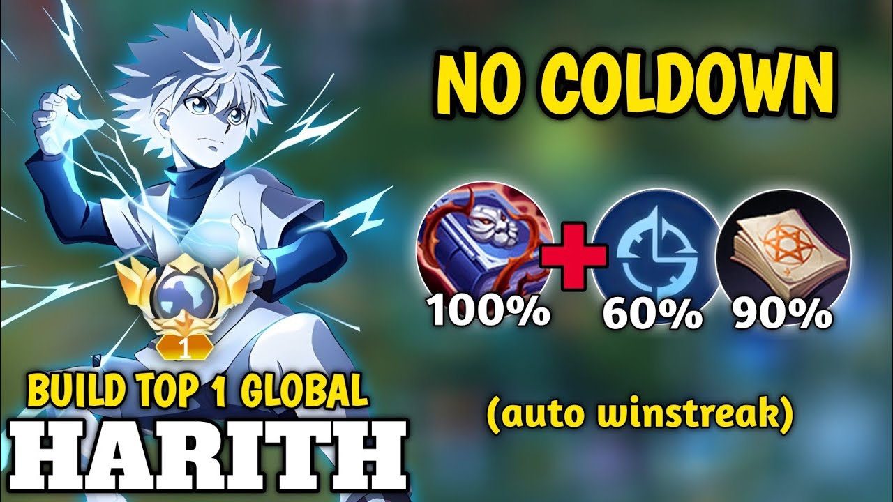 UPDATE!! TUTORIAL HARITH NO COOLDOWN UNTUK PEMULA ! KALIAN WAJIB COBA COMBO INI - MLBB