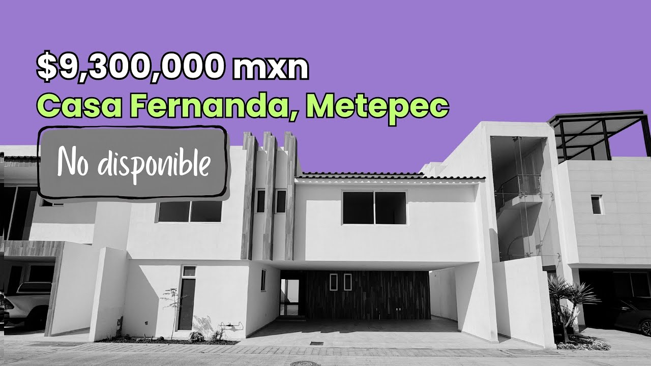 Casa en Venta $8,800,000 mxn con 5 habitaciones en Metepec 