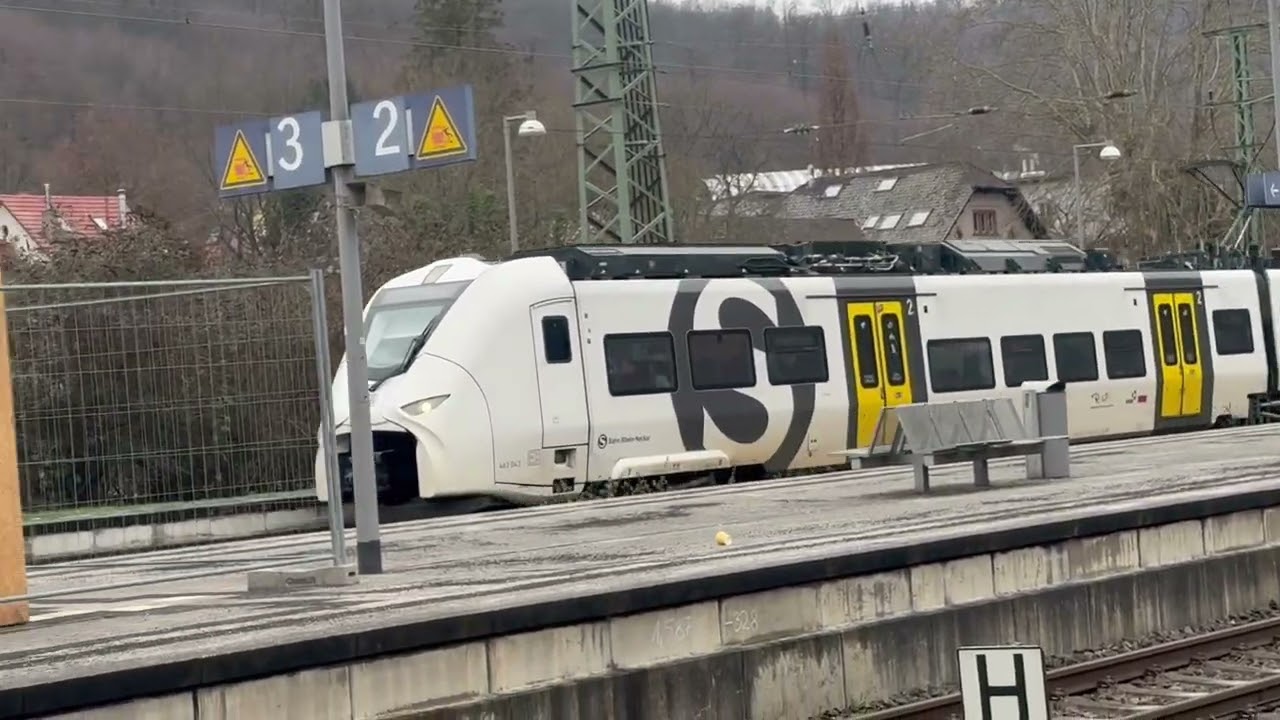 Neckargemünd Hauptbahnhof  #bahnhof #train #karlsruhe #mannheim #stuttgart 