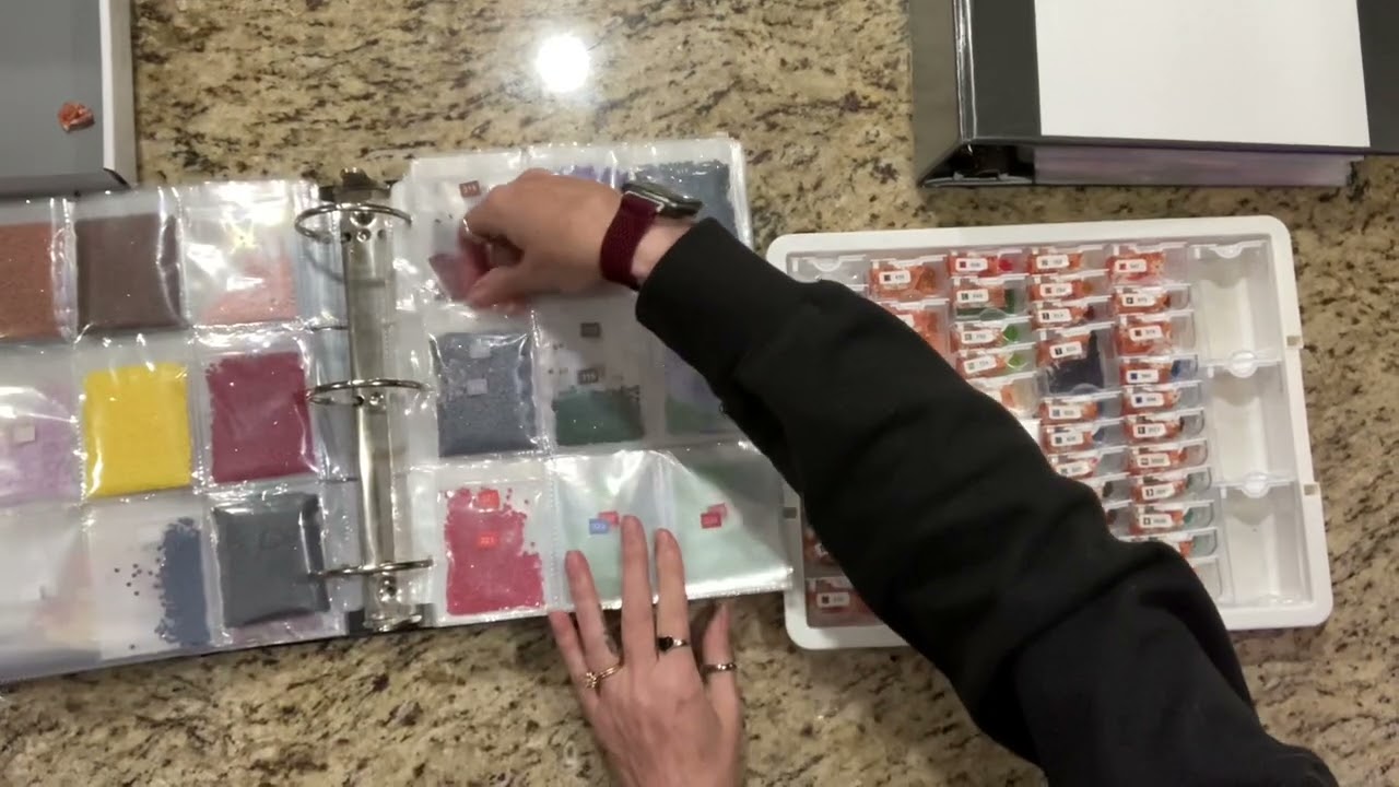 Kitting down ‘Mystery Kit’ - diamond painting