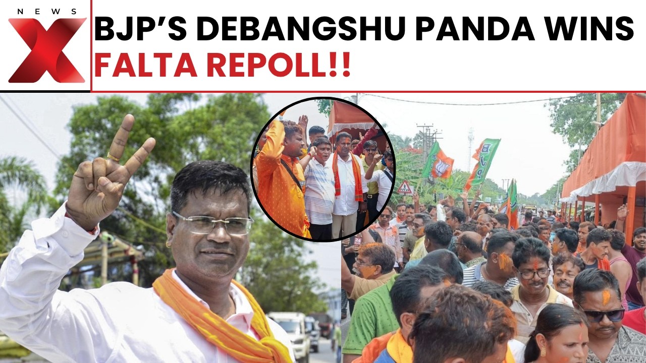 FALTA REPOLL: BJP&rsquo;s Debangshu Panda Wins Falta Assembly Repoll By Over One Lakh Votes!!