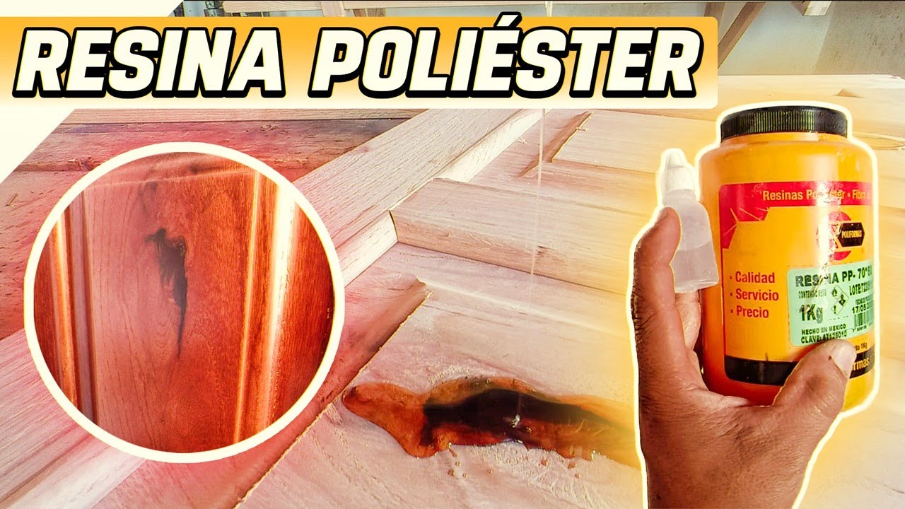 Uso de Resina Poliéster en la carpintería #elmueblemoderno