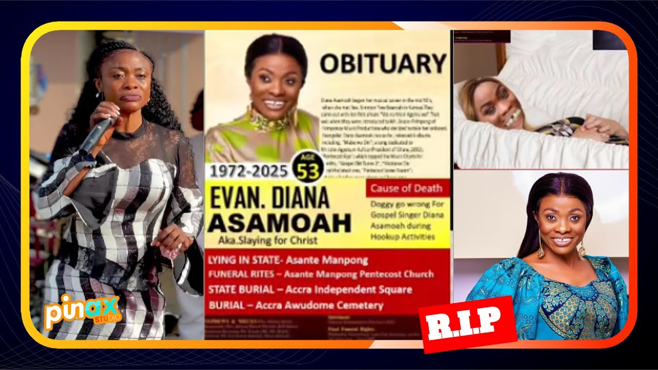 BREAKING! SAD NEWS: Is Gospel Musician Diana Asamoah Really Dead–Full Details Inside..