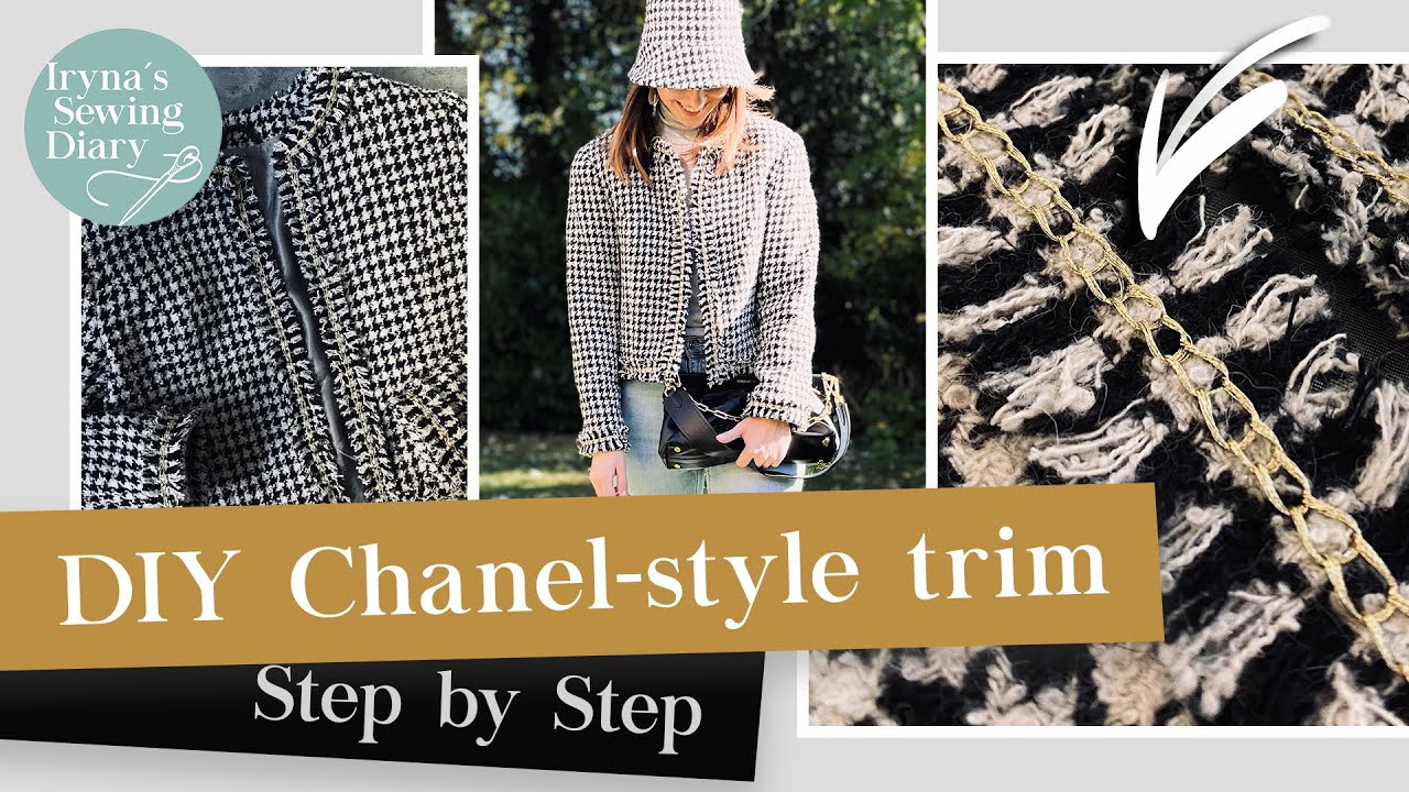 DIY: Chanel-style Jacket trim / Fransenborte im Chanel-Stil / Бахрома а-ля Шанель