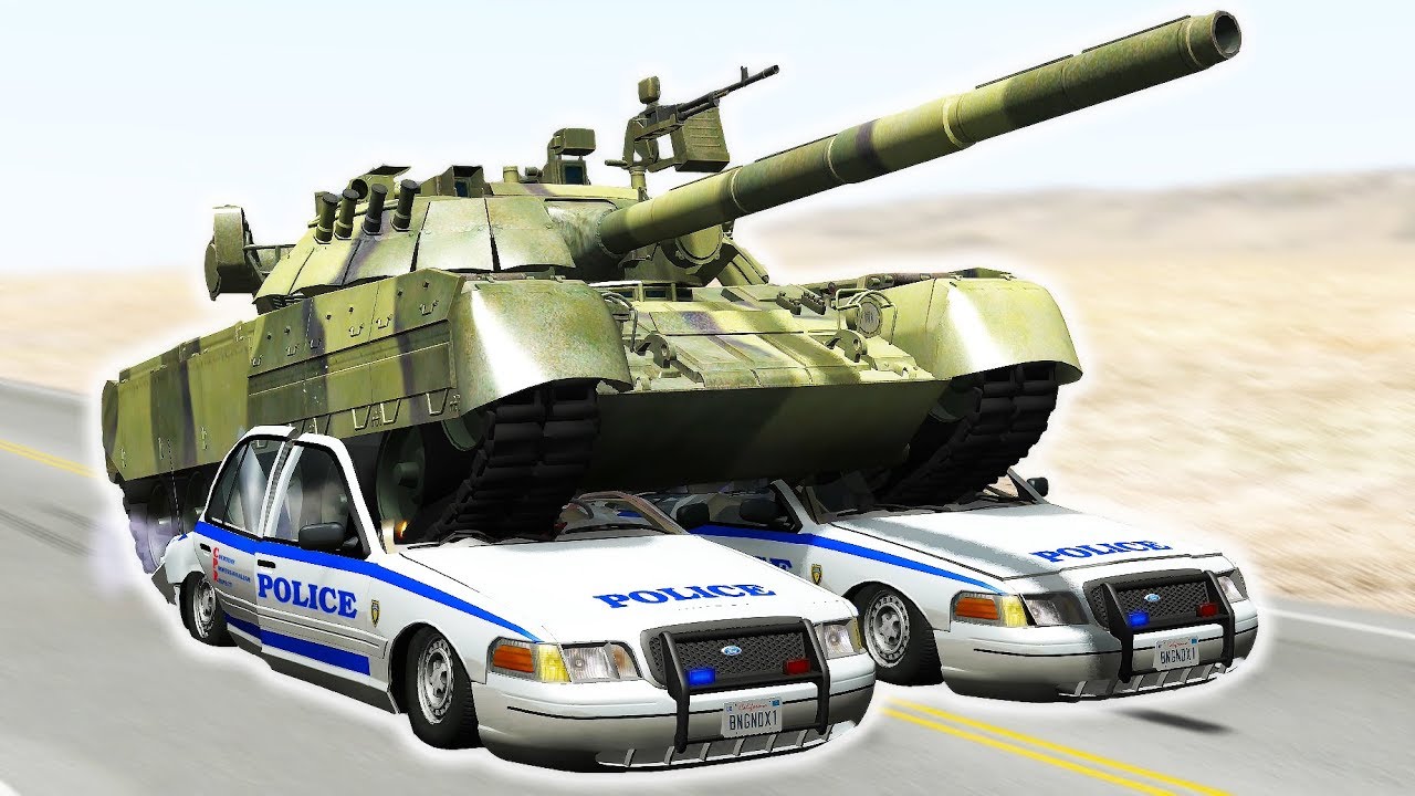 Realistic Police Chases #14 - BeamNG drive
