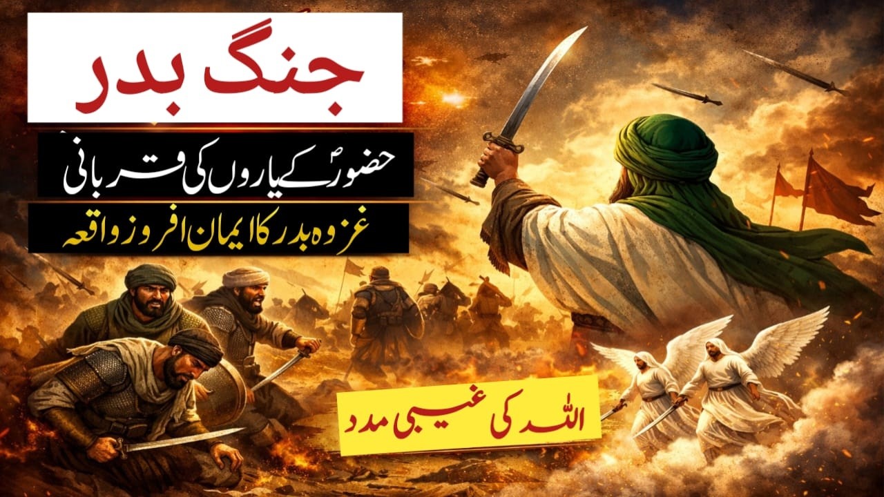 Jang e Badar | Huzoor ﷺ Ke Yaron Ki Azeem Qurbani | Ghazwa e Badr Ka Iman Afroz Waqia