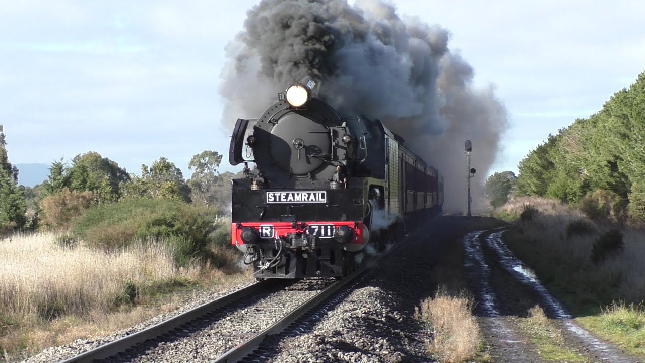 BRILLIANT STEAM TRAINS 20 Minutes of Preserved Steam Trains in Action - Victorian Railways Volume 1
