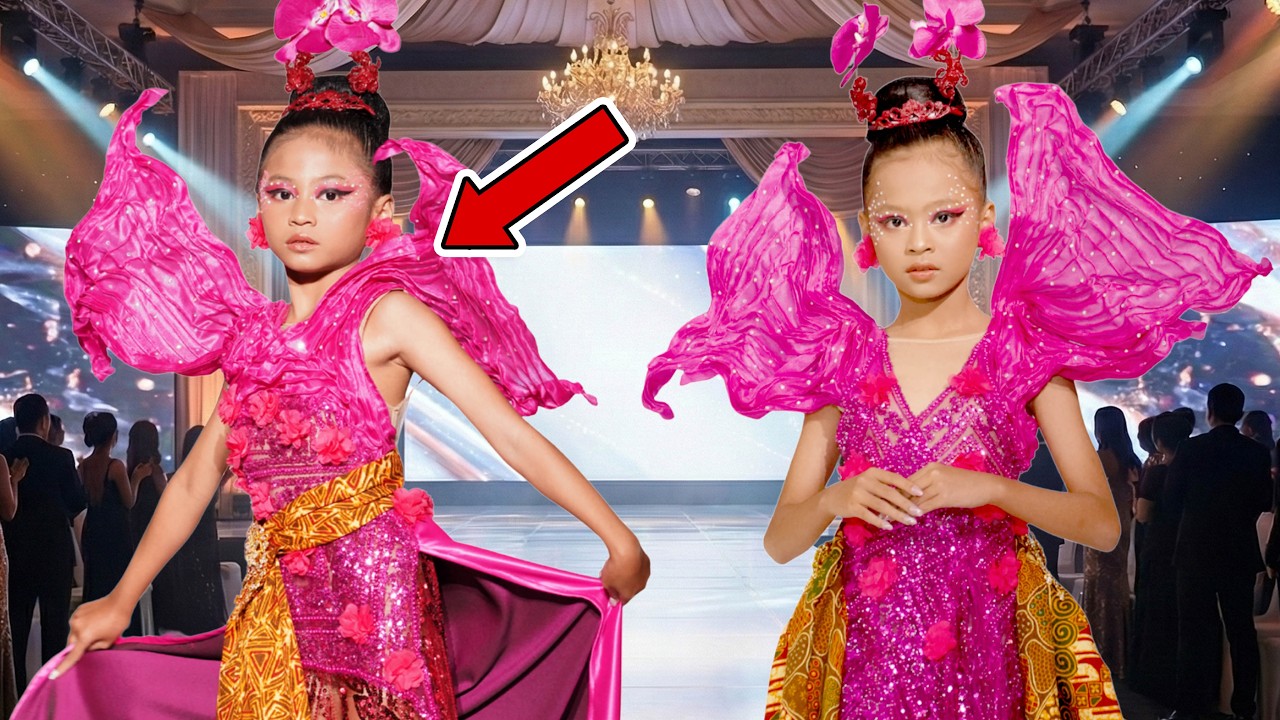 ALUNA DAN AMANDA TAMPIL FASHION SHOW CANTIK BANGET SERBA PINK!!