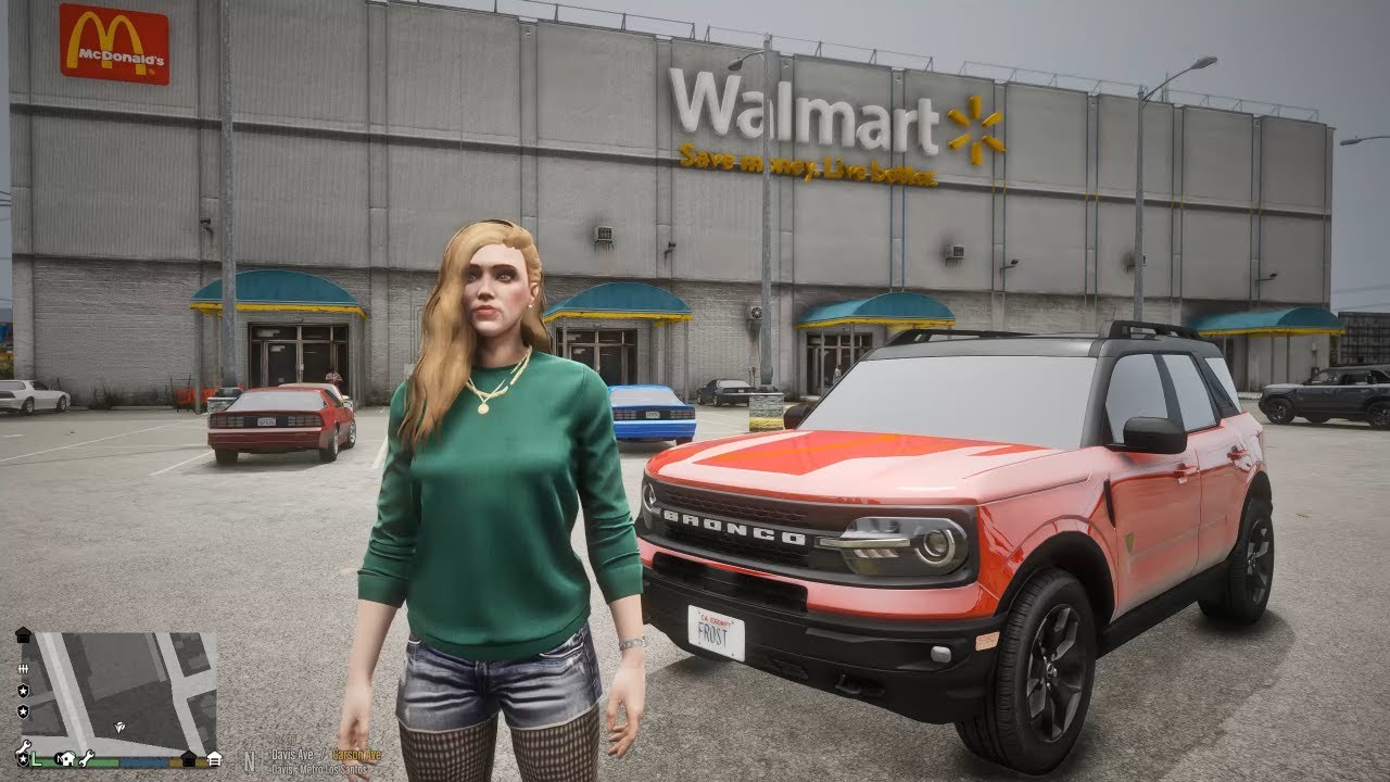Gta 5 Let's Go To Work As Female WALMART Employees Pickup Driver Services/Jobs!