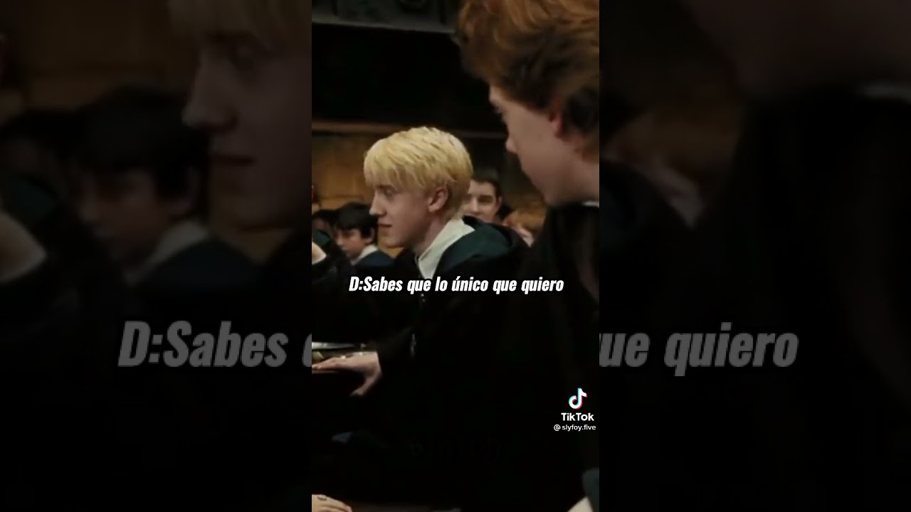 pov Draco está enamorado de ti
