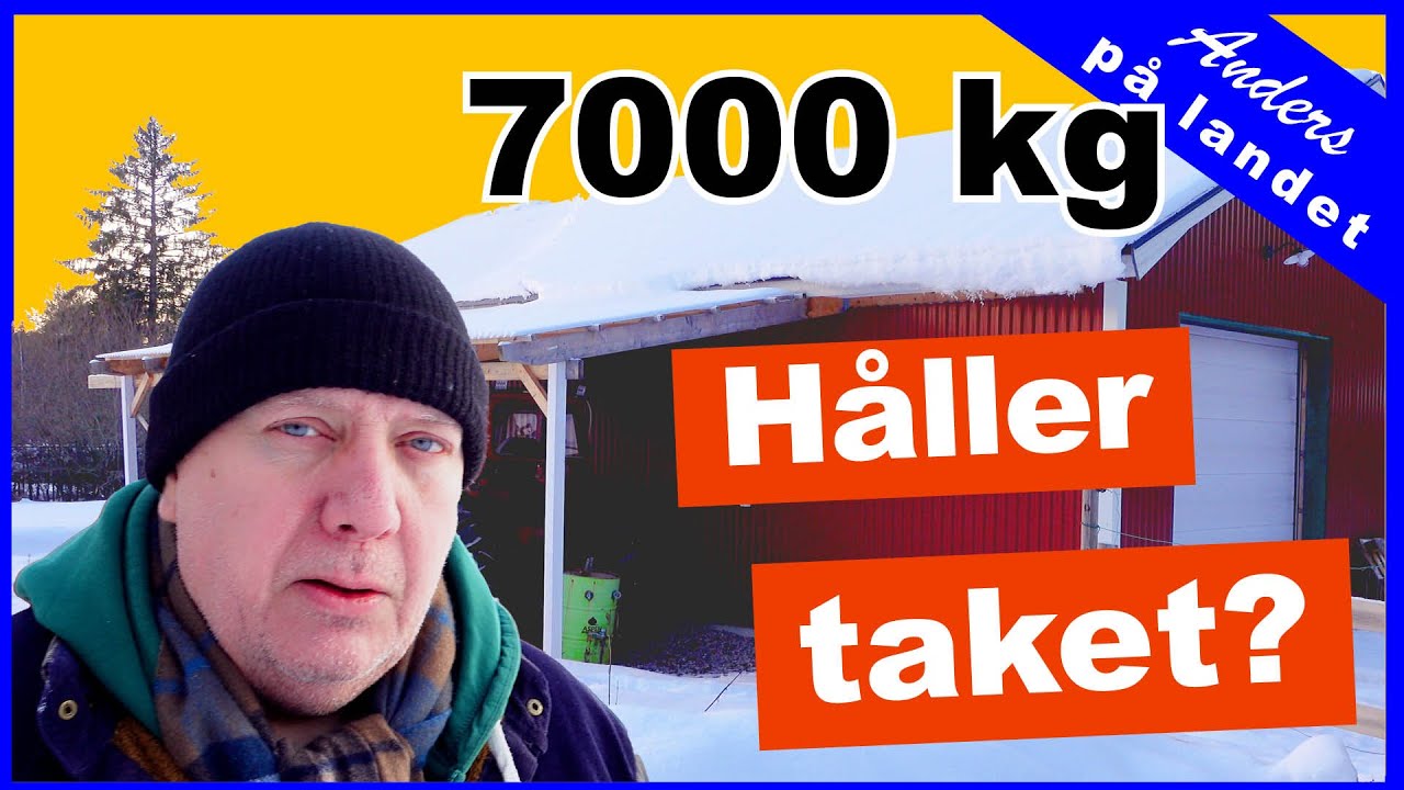 Så mycket snö tål taket