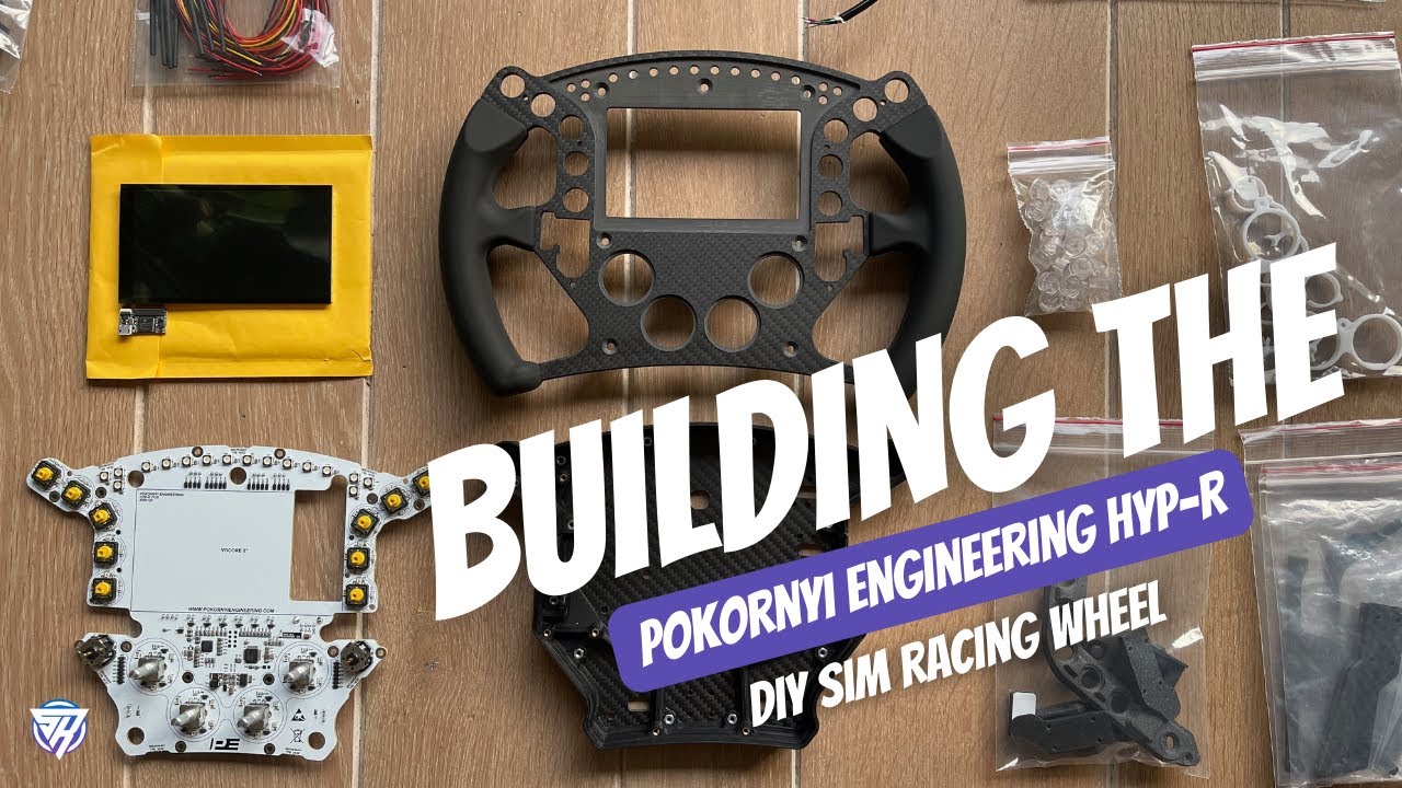 Сборка гоночного руля Pokornyi Engineering HYP-R Sim Racing Wheel