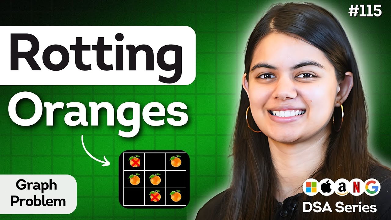 Rotting Oranges | Multi-source BFS | Leetcode 994