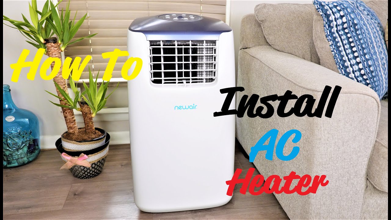 How To Install Portable Air Conditioner Heater Easy Simple NewAir