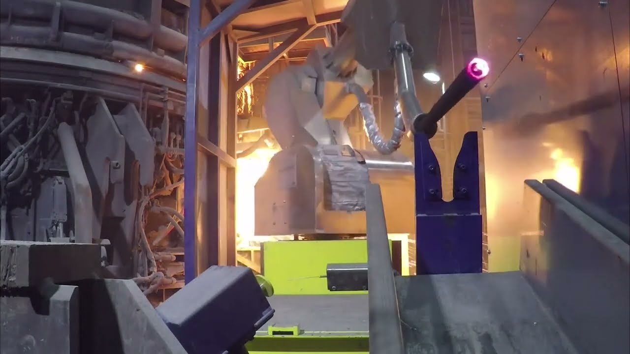 PolySAMPLE EAF: Automatic for temperature and sampling robot for EAF & internal furnace view camera