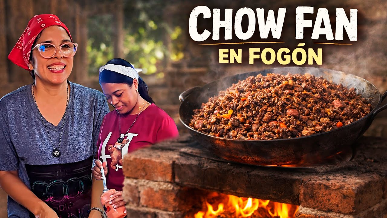 🔥 CHOW FAN EN FOGÓN | En el campo sabe diferente 🍛