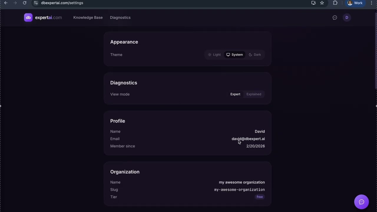 dbexpertAI   overview