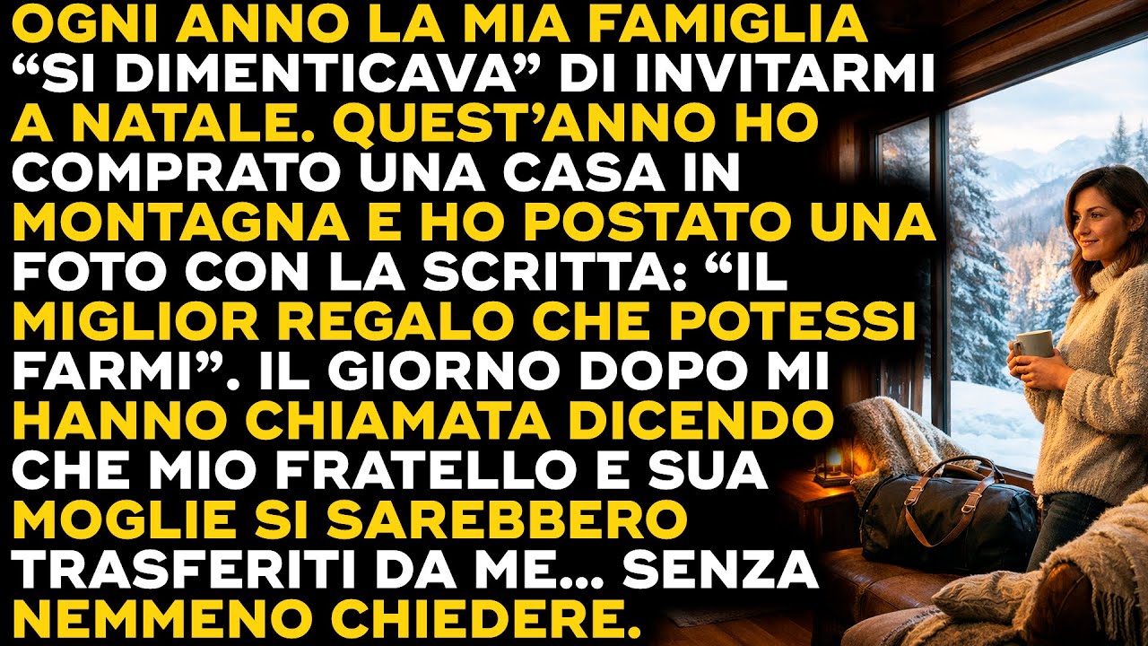 «Ci Siamo Dimenticati Di Invitarti A Natale»… Poi Hanno Visto La Mia Nuova Casa...
