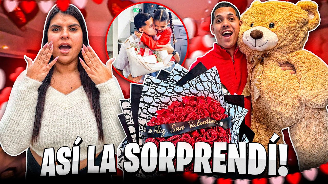 ASI SORPRENDI A MI NOVIA EN SAN VALENTIN ¿LE GUSTO? | SU REACCION🥰❤️