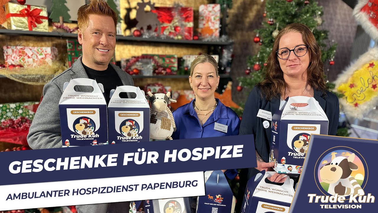 Trudes Weihnachten &ndash; Geschenke f&uuml;r Hospize: &Uuml;bergabe an die Hospizbewegung Papenburg und Umgebung