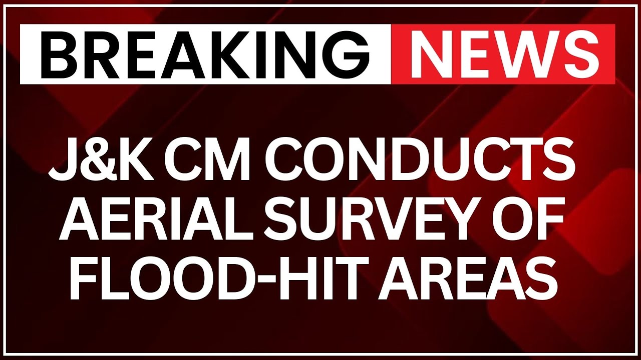 J&K CM Conducts Aerial Survey of Flood-Hit Areas, Assesses Damage and Relief Needs | NewsX