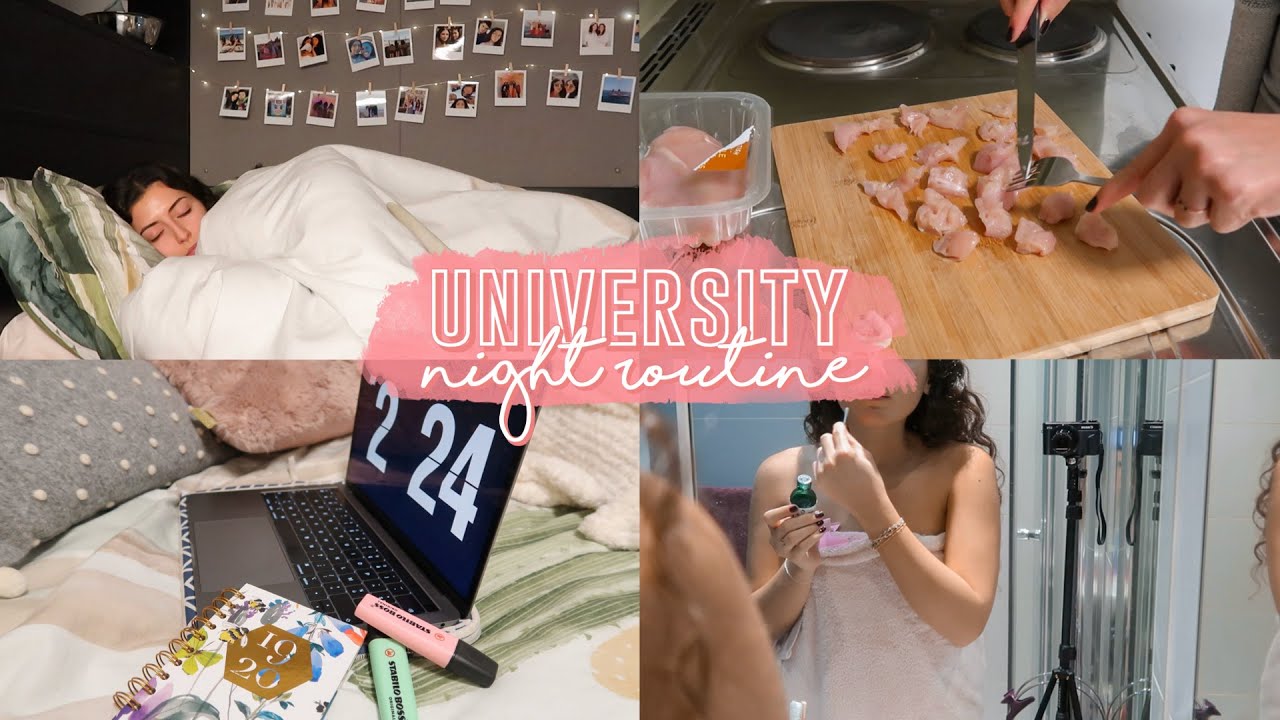 UNIVERSITY NIGHT ROUTINE | French Student in London