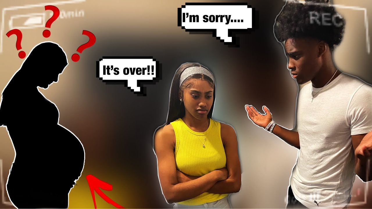 I GOT ANOTHER GIRL PREGNANT PRANK ON GIRLFRIEND 🤰!! **SHE CRIES**