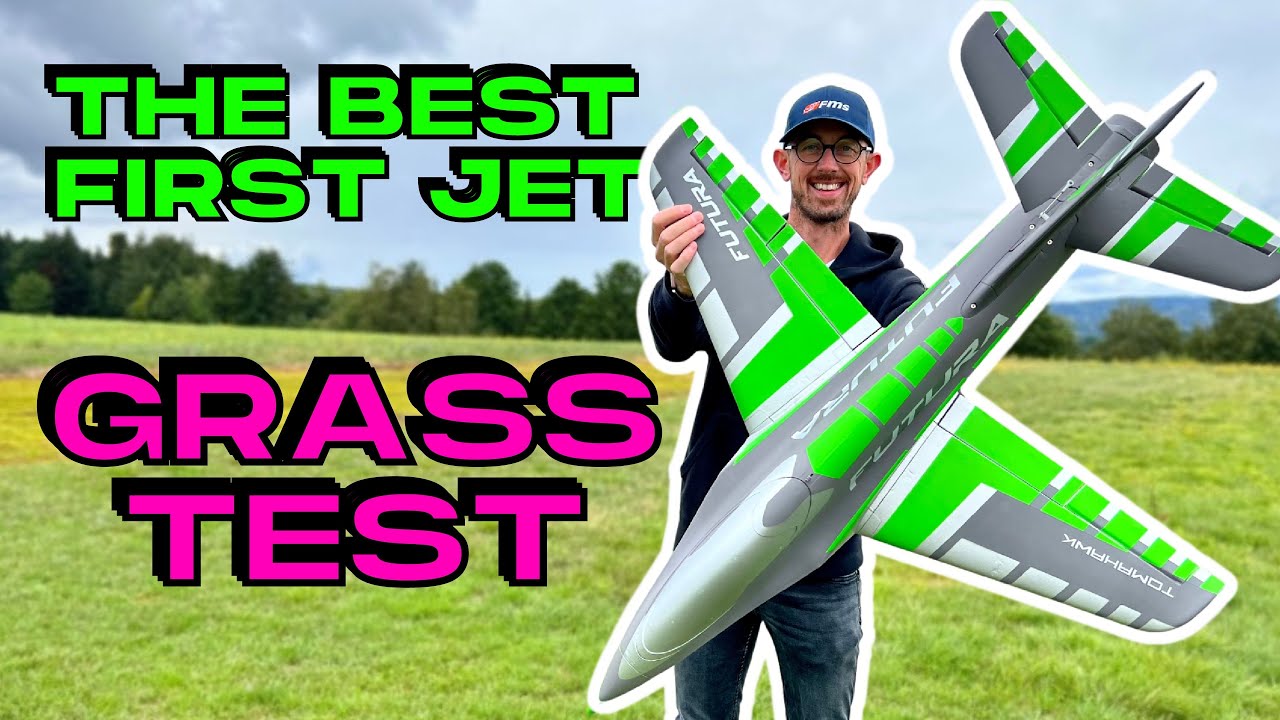 The CHEAPEST BEST Jet on GRASS • BRAND NEW FMS Futura 64mm EDF Jet PNP • (English/Français 4K 60fps)