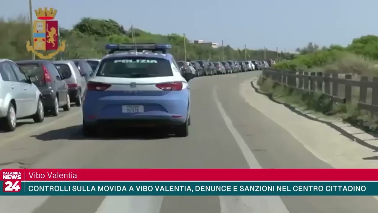 Vibo Valentia - Controlli sulla movida a Vibo Valentia, denunce e sanzioni nel centro cittadino
