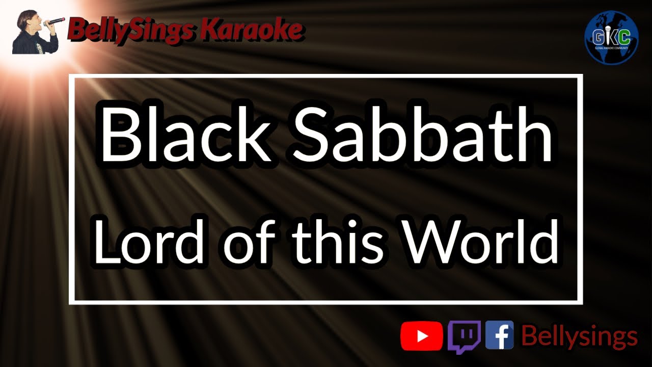 Black Sabbath - Lord of This World (Karaoke)