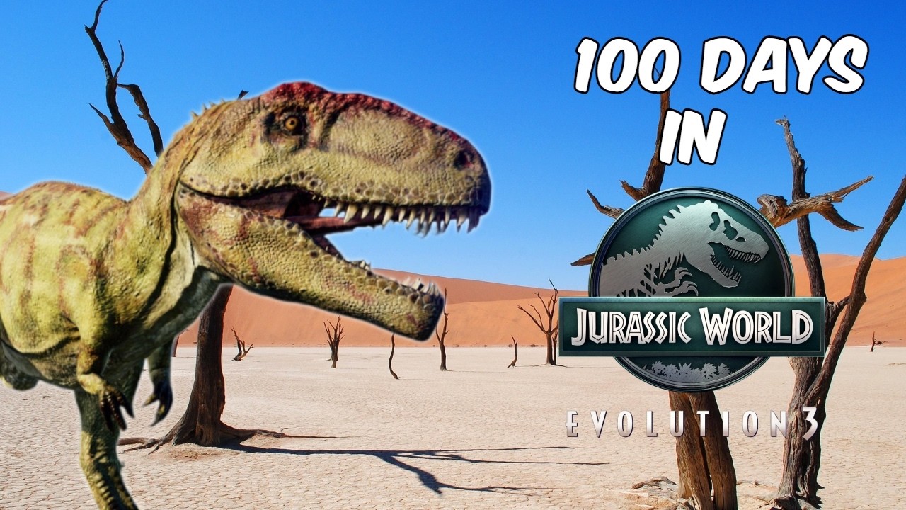 Я смоделировал экосистему динозавров на 100 дней в игре Jurassic World Evolution 3...