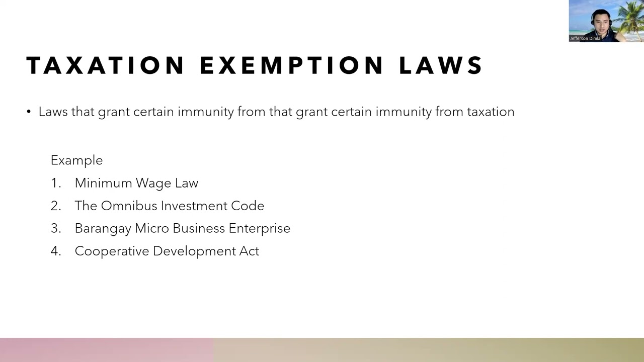 Chapter 2  - Taxes. Tax Laws and Tax Administration - Part 1