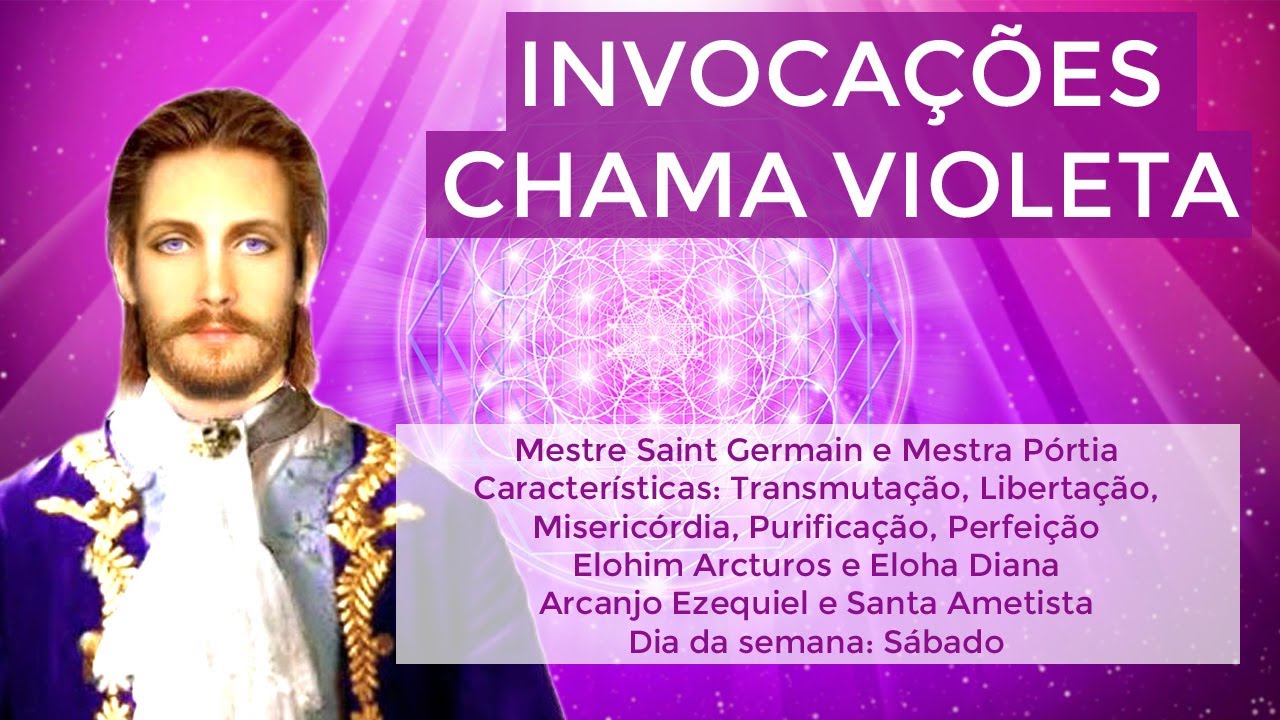 Raio Violeta 💜 Poderosa Meditação para conexão com o Sétimo Raio Solar - A Chama Violeta