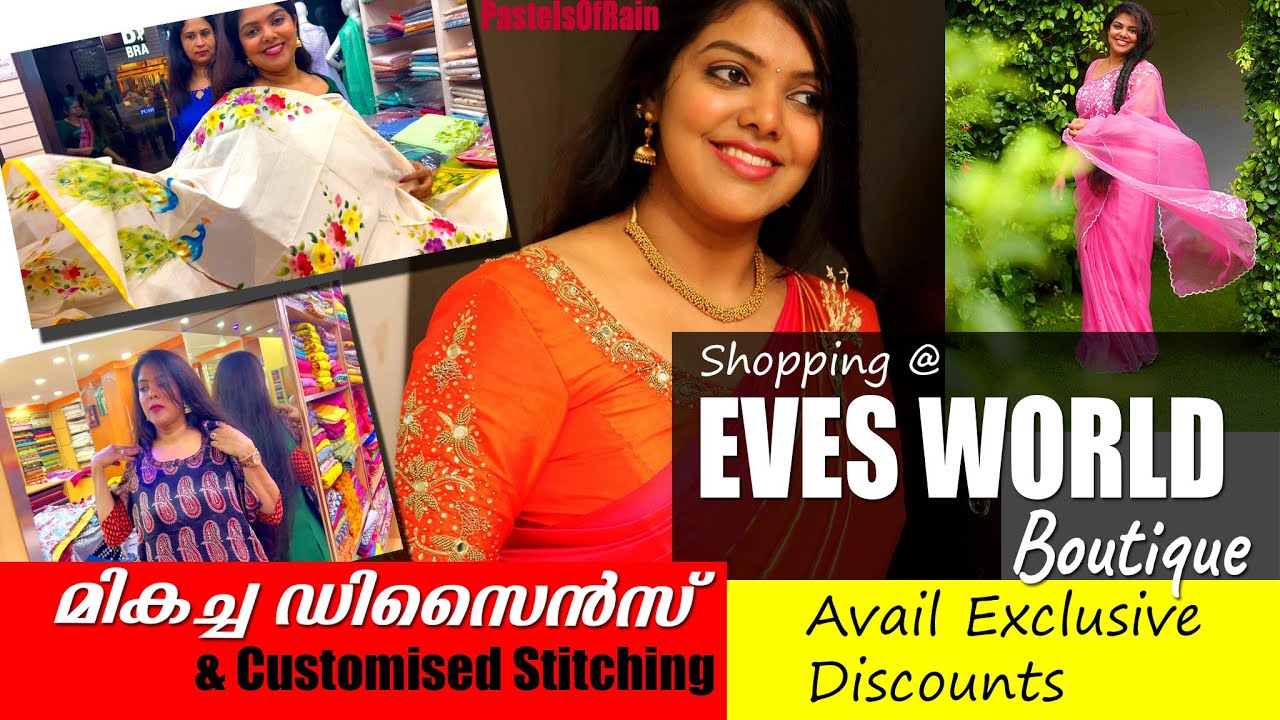 Best Boutique in Kottayam - Eves World |Customized Stitching |Budget Shopping |Wedding collection