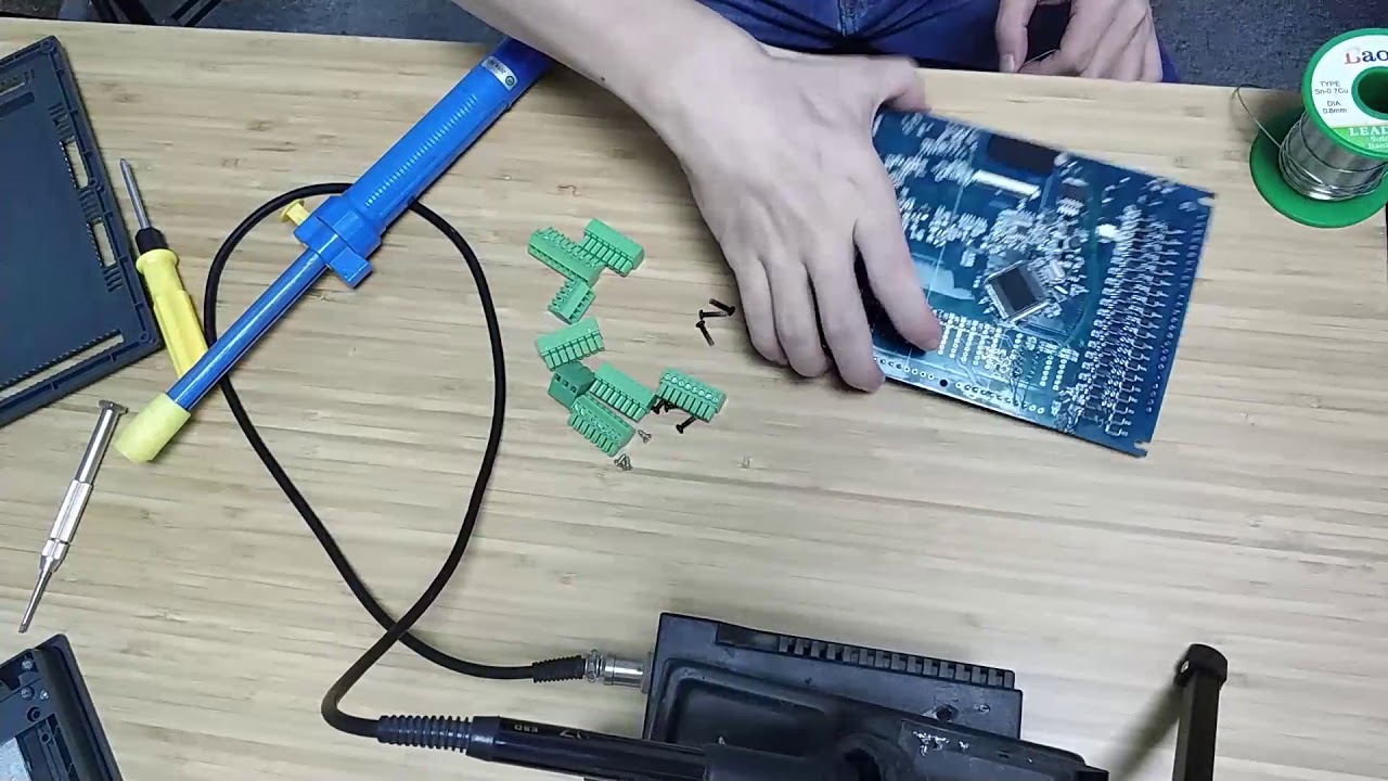 Install HMI PLC all in one battery