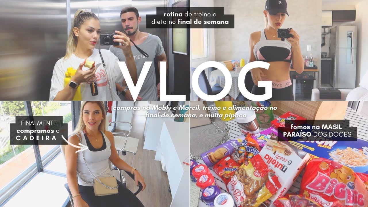 COMPRAS MOBLY, MARSIL PARAÍSO DOS DOCES E ROTINA DE TREINO NO FDS #vlog
