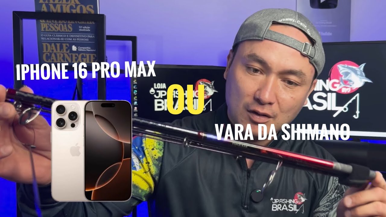 VARA DA SHIMANO QUE CUSTA UM IPHONE 16 PRO MAX... Você já sabia? vara Shimano world shaula 5 partes