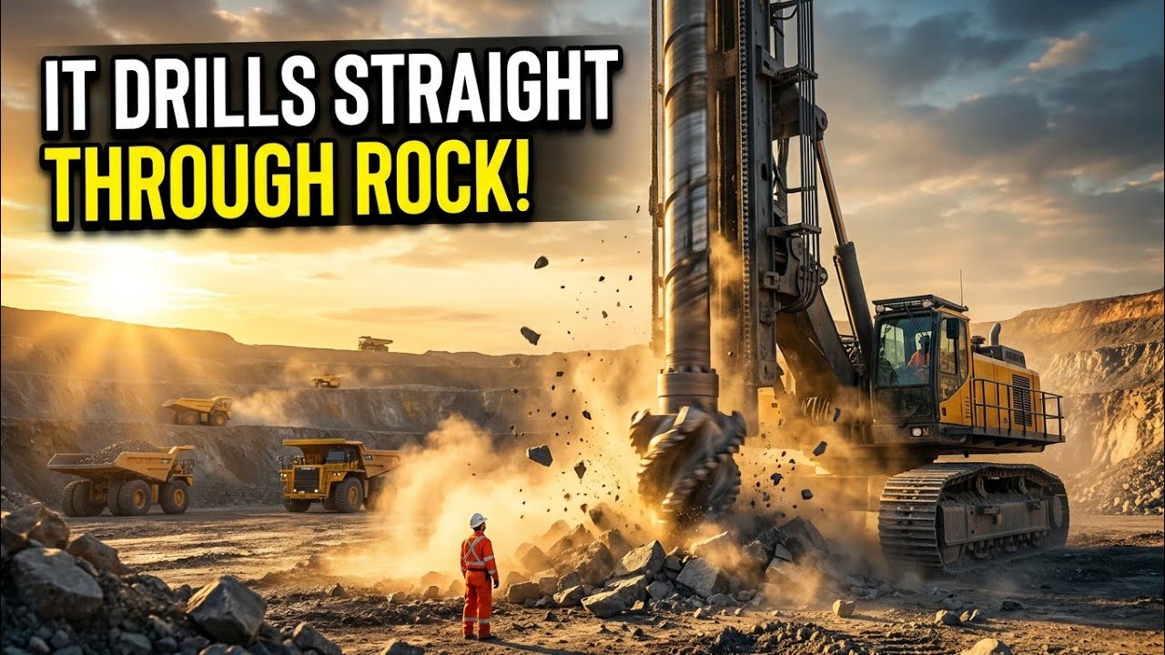 World's Biggest Rotary Blast Hole Drill Machines | Mega Machines at Work