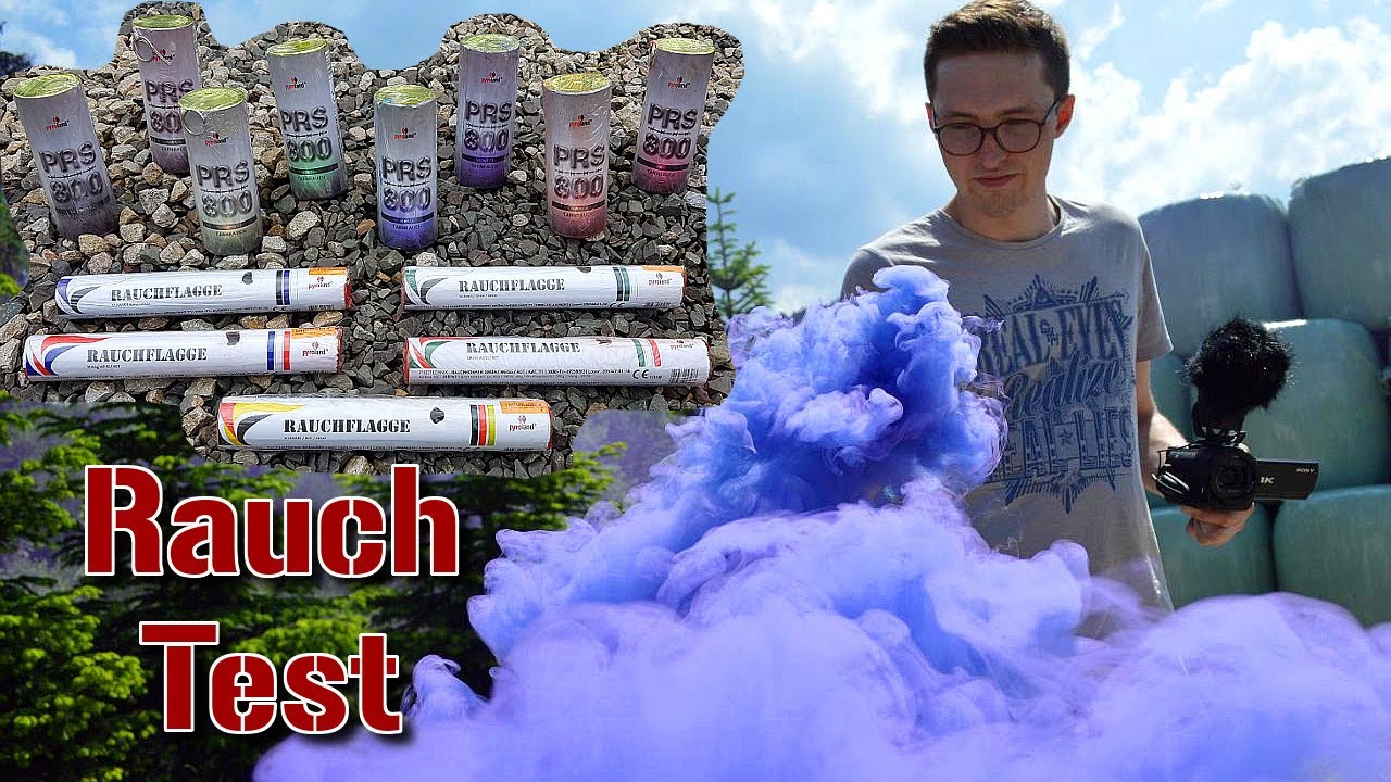 Rauchflaggen & Rauchbomben | Test | Pyroland