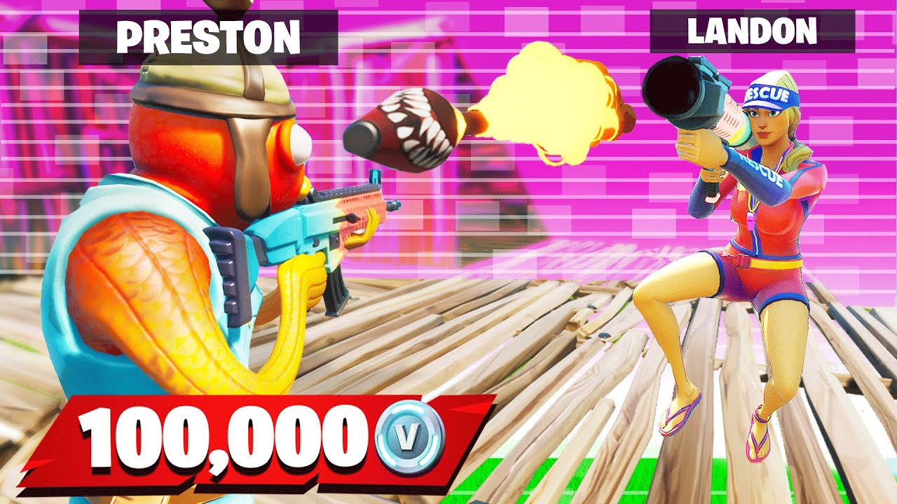 1v1 Zone Wars Challenge vs LANDON for 100,000 VBUCKS!